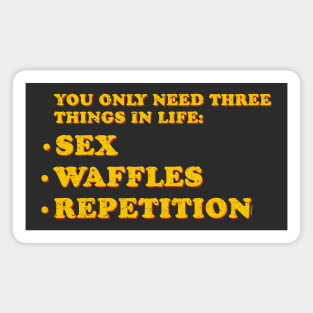 Sex Waffles Repetition (worn) [Roufxis-Tp] Magnet